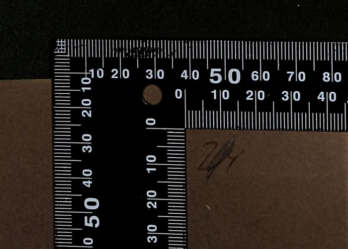 -, Von Hand: Notiz; '24'