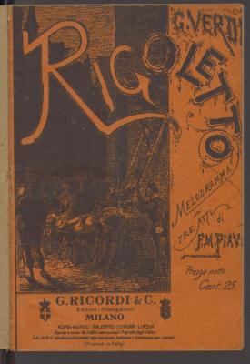 Nyv 18516:F8 : Rigoletto : melodramma in tre atti. (um 1910)