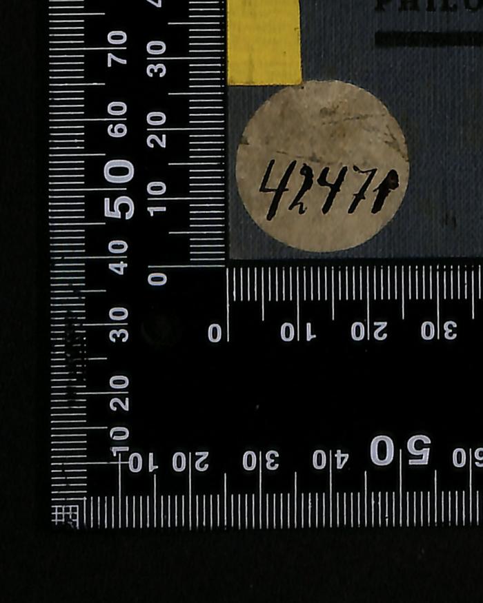 - (Jüdische Gemeinde zu Berlin), Etikett: Signatur; '42471'. 