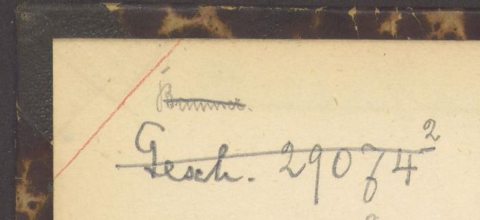 -, Durchgestrichen: Name; ' K[…]er'