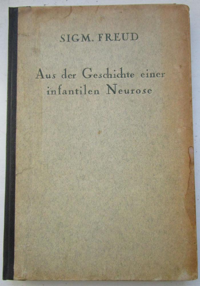 Kl 8 2.Ex.: Aus der Geschichte einer infantilen Neurose (1924)