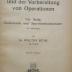 Km 234 c: Handbuch der Narkose und der Vorbereitung von Operationen : Für Ärzte, Studierende und Operationsschwestern (1922)