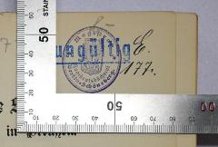 - (Bibliothek des Magistrats zu Berlin), Stempel: Berufsangabe/Titel/Branche, Name, Wappen, Signatur; 'Magistrat Berlin-Schöneberg Magistratsbücherei E 177'. 