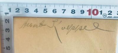 38/80/40283(7) : Der historische Materialismus (1920);- (Koeppel, Albert), Von Hand: Name; 'Albert Koeppel'. 