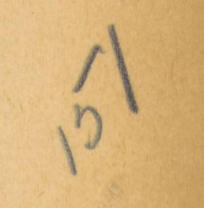 -, Von Hand: Nummer; '151'