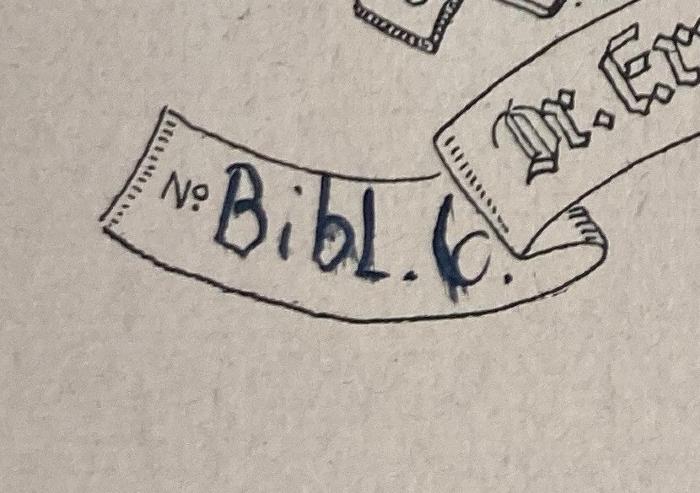 - (Blau, Ernst), Von Hand: Signatur; 'No Bibl.6 '. 