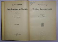 Bb 449 : Quellensammlung zum Deutschen Reichsstaatsrecht (1901)