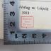 - (Zeeck, Hans), Stempel: Name, Berufsangabe/Titel/Branche; 'Bücherei Hans Zeeck'.  (Prototyp)