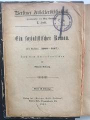 38/80/40901(5) : Ein sozialistischer Roman (Berlin)