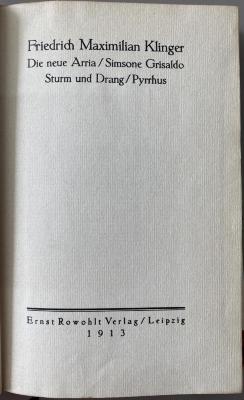 00/10785 Bd.2 : Die neue Arria (1913)