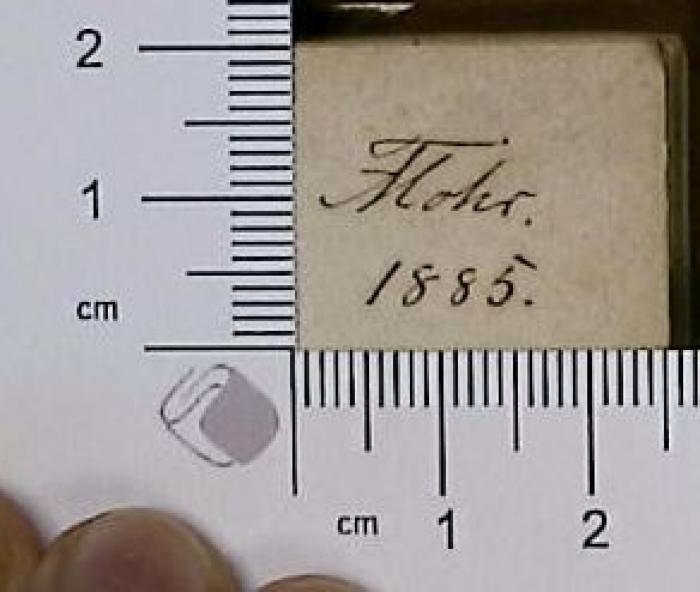 -, Von Hand: Autogramm; 'Mohr.'
