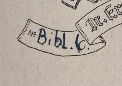 - (Blau, Ernst), Von Hand: Signatur; 'No Bibl.6 '. 