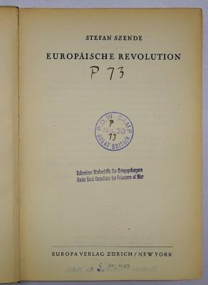 Bb 583 : Europäische Revolution (1945)
