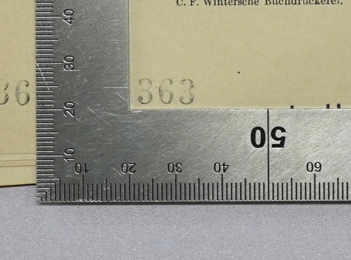 Bb 529 : Über den Begriff des Organismus in der Staatslehre des 19. Jahrhunderts (1908);-, Von Hand: Nummer; '363'