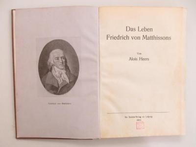 15 L 136 : Das Leben Friedrich von Matthissons (1913)