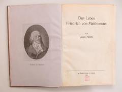 15 L 136 : Das Leben Friedrich von Matthissons (1913)