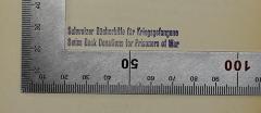 - (Schweizer Bücherhilfe für Kriegsgefangene), Stempel: Name, Ortsangabe; 'Schweizer Bücherhilfe für Kriegsgefangene
Swiss Book Donations for Prisoners of War'.  (Prototyp)