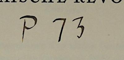 Bb 583 : Europäische Revolution (1945);- (P.O.W. Camp Great Britain), Von Hand: Signatur; 'P 13'. 
