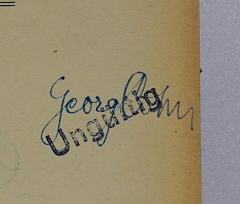 - (Cohn, Georg;Cohn, Georg), Von Hand: Autogramm, Name; 'Georg Cohn'. 