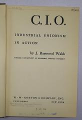 Bb 608 : C.I.O. - industrial Unionism In Action (1937)