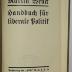 Bb 841a : Handbuch für liberale Politik (1911)