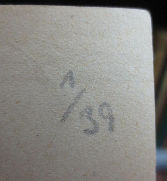 Eh 358: Bagno : Die Hölle der Sträflinge (1924);- (unbekannt), Von Hand: Nummer; '1/39'. 