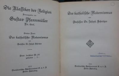 Ul 397: Der katholische Modernismus (1912)
