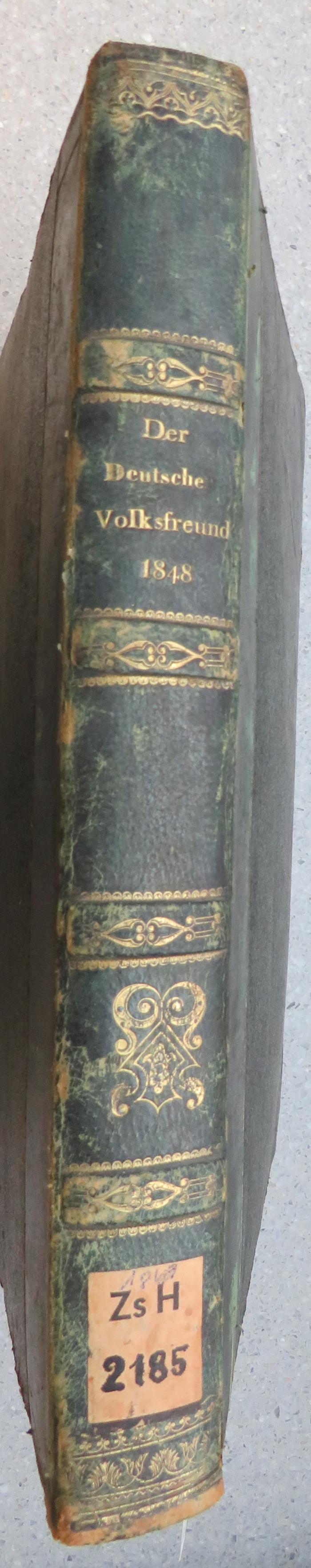 ZsH 2185 : 1848 : Allgemeiner deutscher Volksfreund 3.1848. (1848)