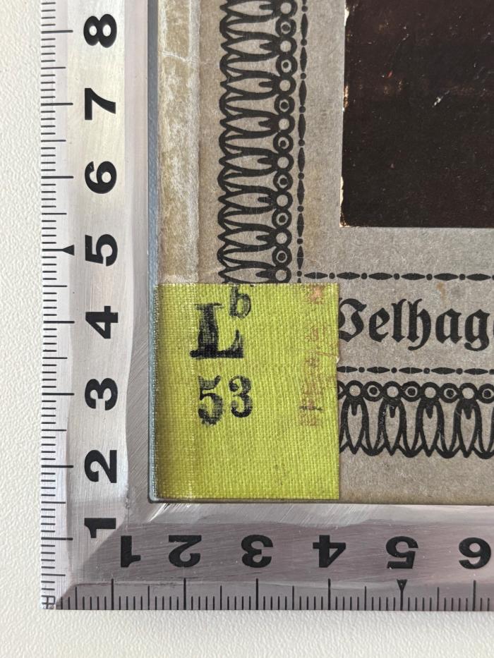 - (Bibliothecae Trans Cederon Ordinis Praedicatorum Verlonae), Etikett: Signatur; 'Lb 53'. 