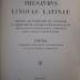  Thesaurus linguae Latinae. Index librorum scriptorum inscriptionum ex quibus exempla adferuntur (1904)