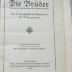 9/1084 : Die Brüder. Aus Vergangenheit und Gegenwart der Brüdergemeinde. (1914)