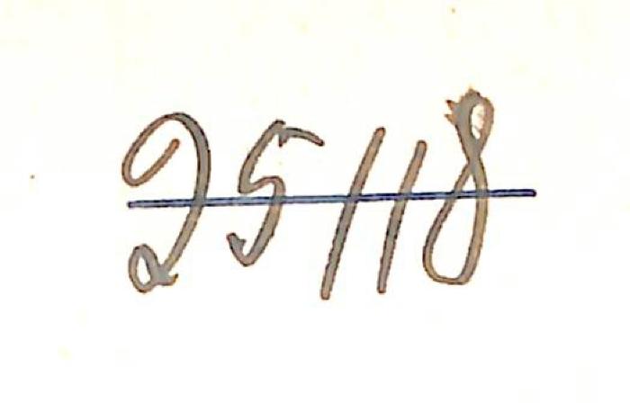 - (NSDAP-Gauarchiv Südhannover-Braunschweig), Von Hand: Nummer; '25118'. 