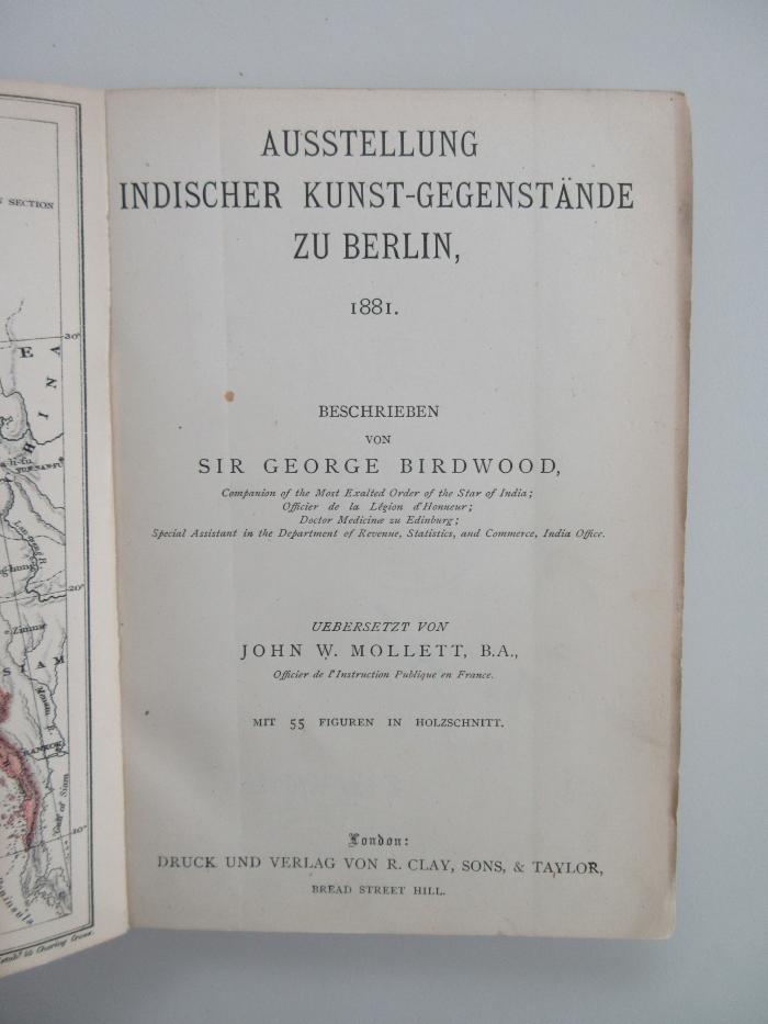 Jf BER : Ausstellung indischer Kunst-Gegenstände in Berlin, 1881 (1881)