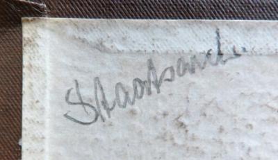 - (Stadtbibliothek Hannover), Von Hand: Notiz; 'Staatsarch.'. 