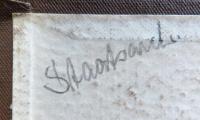 - (Stadtbibliothek Hannover), Von Hand: Notiz; &#039;Staatsarch.&#039;. 