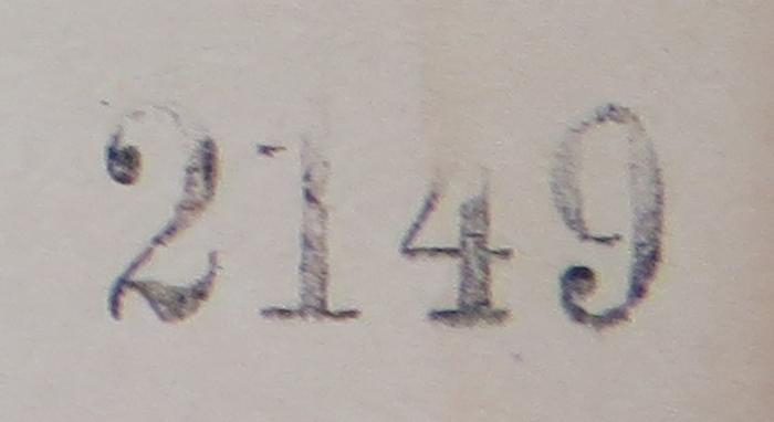 - (NSDAP-Gauarchiv Südhannover-Braunschweig), Stempel: Nummer; '2149'. 