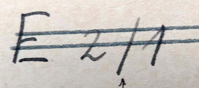 - (NSDAP-Gauarchiv Südhannover Braunschweig, Freimaurer-Bibliothek[?]), Von Hand: Nummer; 'E 2/1'. 