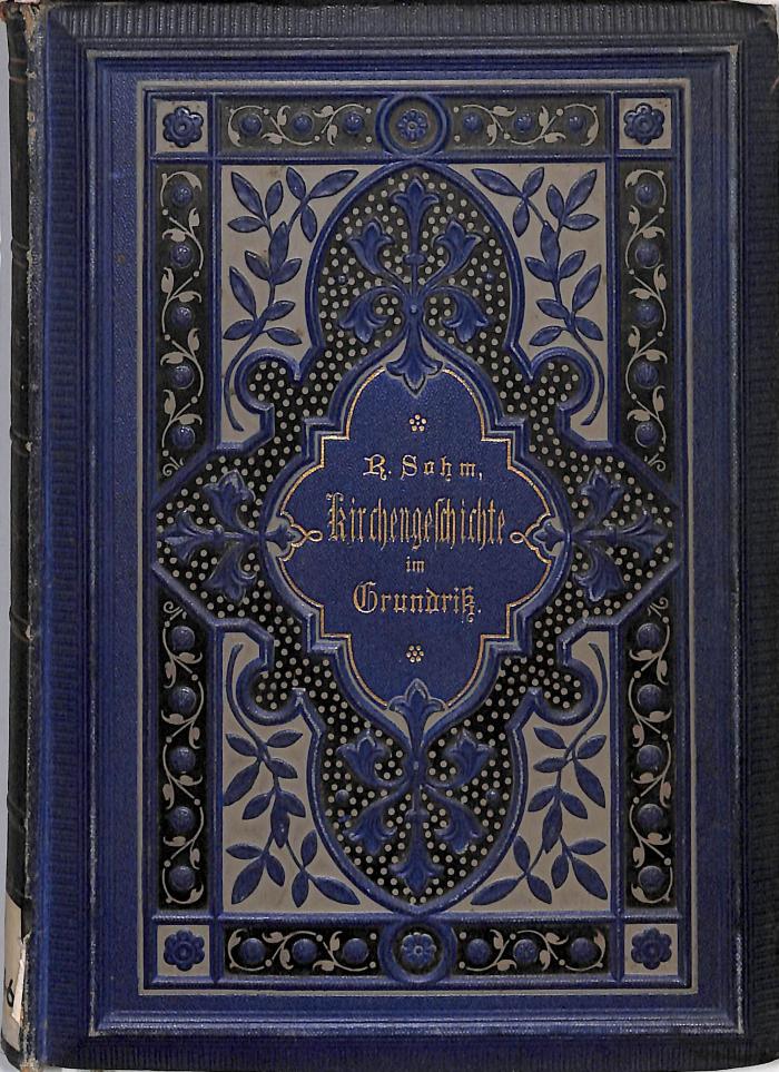 Q 4746 : Kirchengeschichte im Grundriß. (1889)