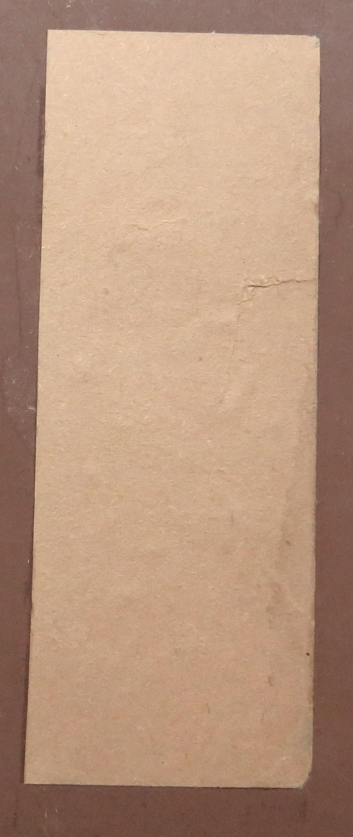 - (unbekannt), Überklebt: ; '[überklebt]'. 
