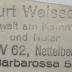 G45II / 1352 (Weissenberg, Curt), Stempel: Name, Ortsangabe, Berufsangabe/Titel/Branche; 'Dr. Curt Weissenberg
Rechtsanwalt am Kammergericht und Notar
Berlin W 62
Nettelbeckstr. 7/8
B 5 Barbarossa 5225

'.  (Prototyp)