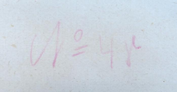 - (unbekannt), Von Hand: Nummer; 'No 48'. 