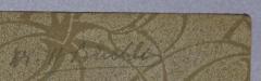 - (Buchli, Hanns), Von Hand: Name, Autogramm; 'Dr. H Buchli'. 