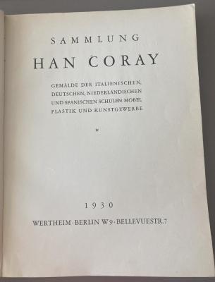 Q 00/2132 : Sammlung Han Coray (1930)