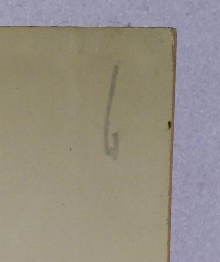 SA 2034&lt;2&gt; : Abendländische Wandlung. Abriß der Ergebnisse moderner Forschung in Physik, Biologie und Psychologie (1945);-, Von Hand: Zeichen; '[W]?'