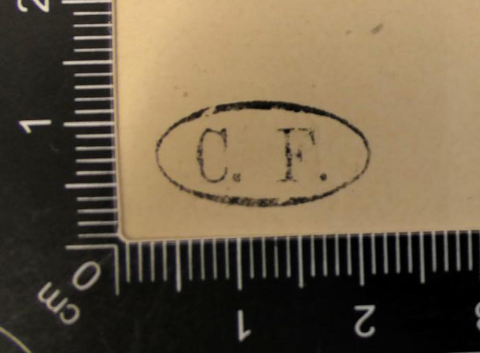 Stempel: "C.F."