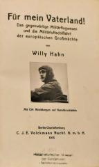 A 1711  : Für mein Vaterland!: Das gegenwärtige Militärflugwesen und die Militärluftschiffahrt der europäischen Großmächte (1913)