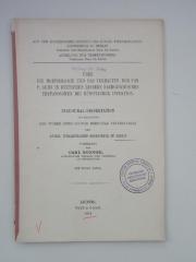  Über die Morphologie und das Verhalten der von P. Behn in  deutschen Rindern nachgewiesenen Trypanosomen bei künstlicher Infektion (1913)