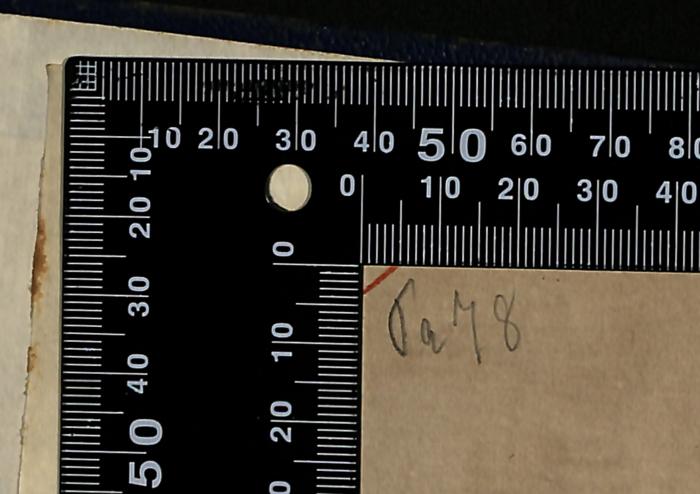 -, Von Hand: Notiz; 'la78'