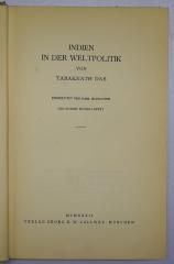 Bb 288 : Indien in der Weltpolitik (1932)
