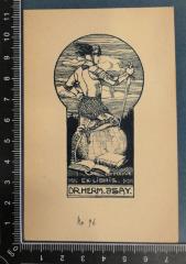 - (Isay, Hermann), Etikett: Exlibris; 'EX LIBRIS
DR. HERM. ISAY

No 76'. 